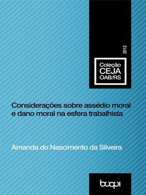 cover image of Considerações sobre Assédio Moral e Dano Moral